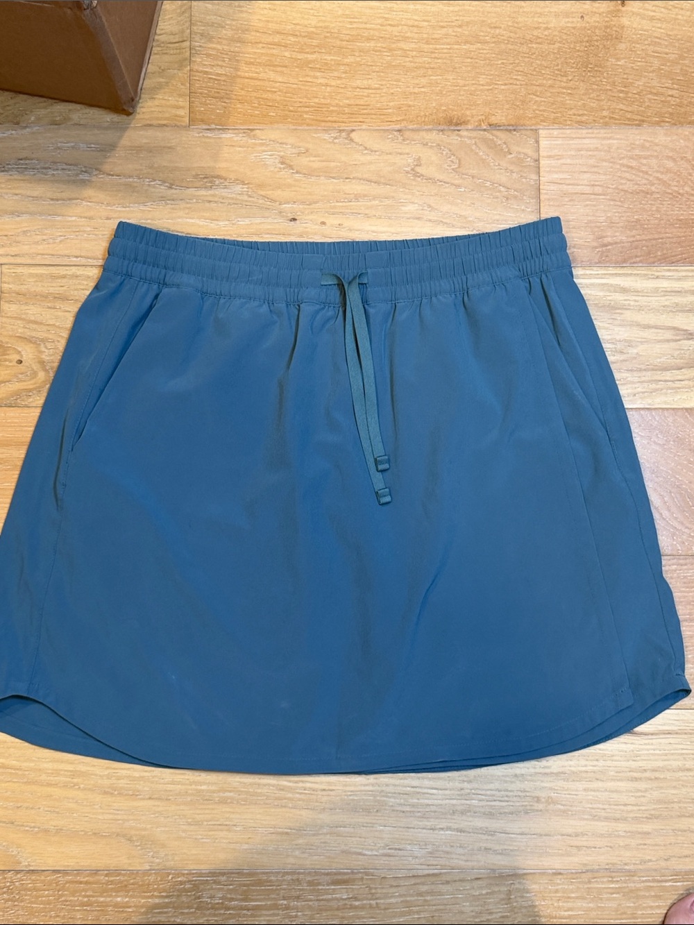 Patagonia blue green Drawstring Active Skort medium